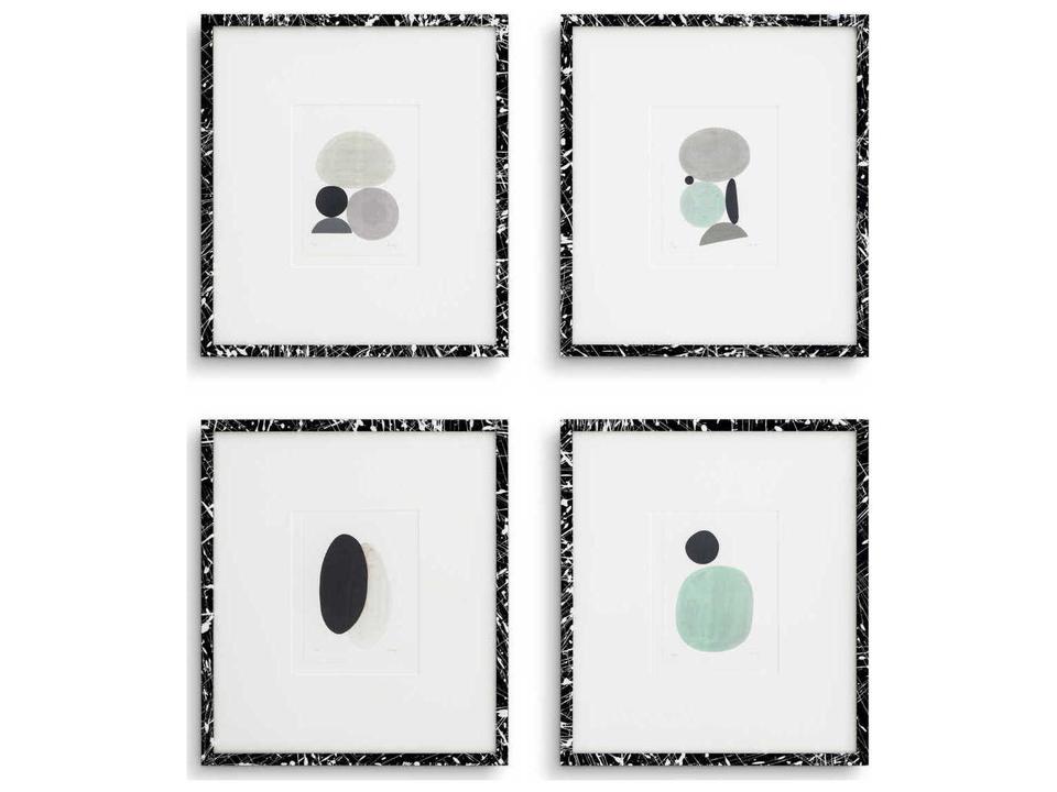 By Set of 4 Prints Artworks Valentina Ravagni