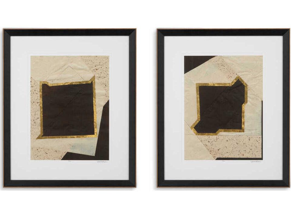 By Set of 2 Print Creased Umber Vanna Lam