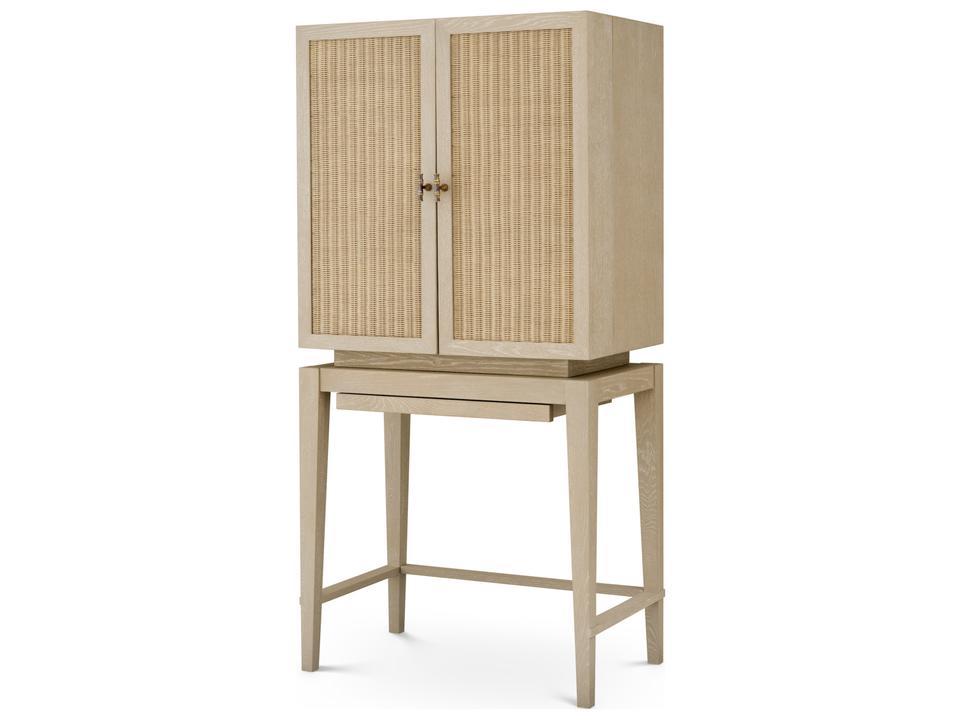 Oak Wood Bar Cabinet