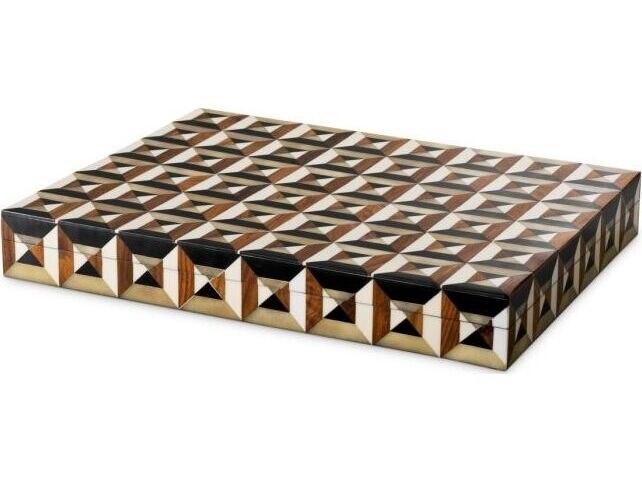Ethnicraft Box Marwood L Brown Black White