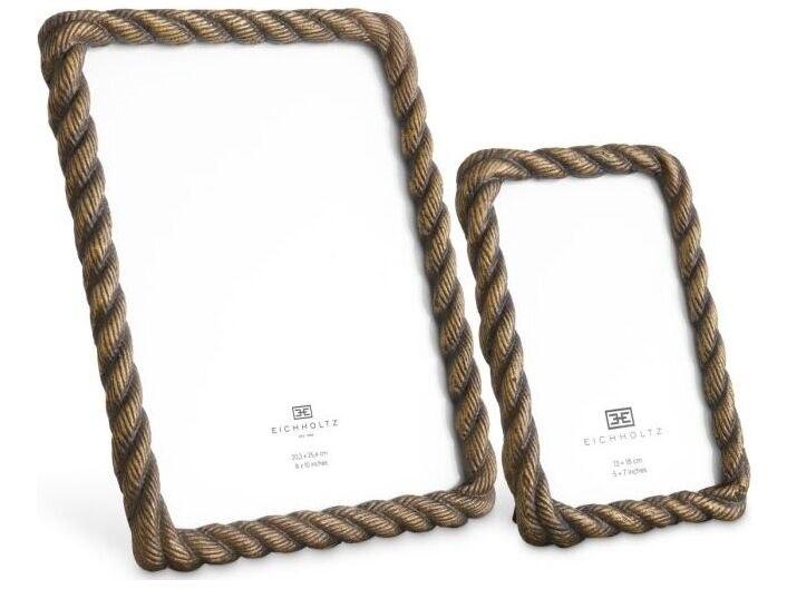 Ethnicraft Picture Frame Corwyn Antique Brass Finish Set Of 2