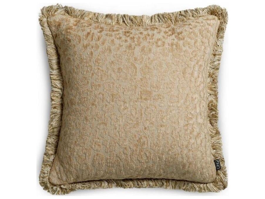 Ethnicraft Throw Pillow Serlina Square Auden Beige