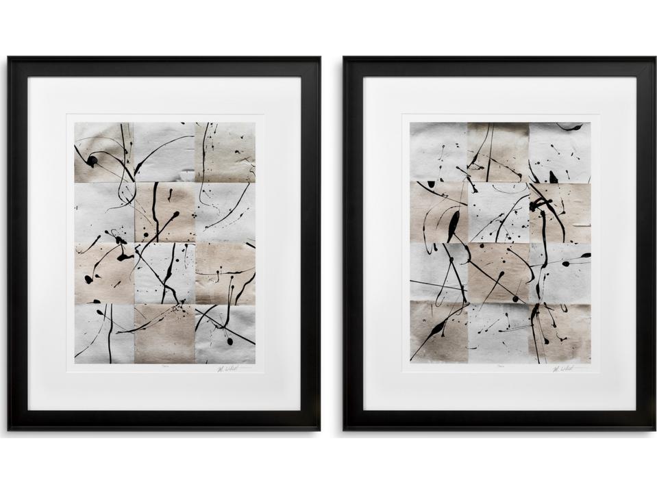 Print Ink Casting By Michael Willett Set Of 2