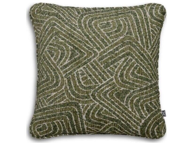 Ethnicraft Throw Pillow Camari S Green