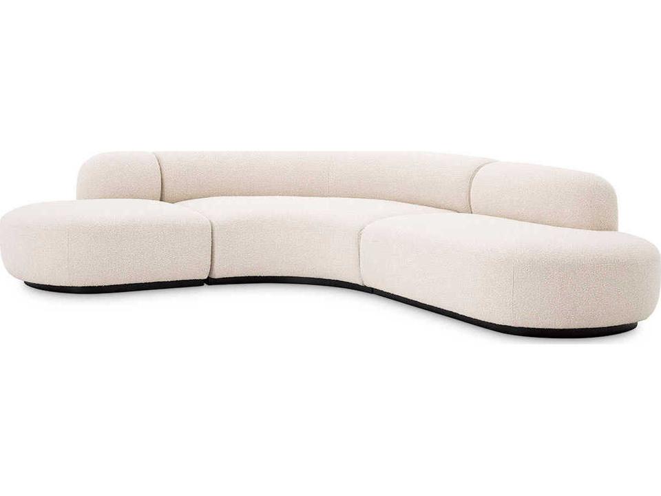 Björn L Sofa in Bouclé Cream