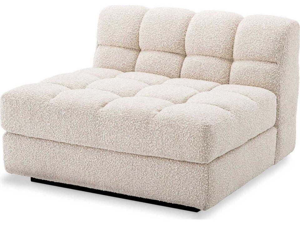Dean Modular Sofa Middle Section in Bouclé Cream