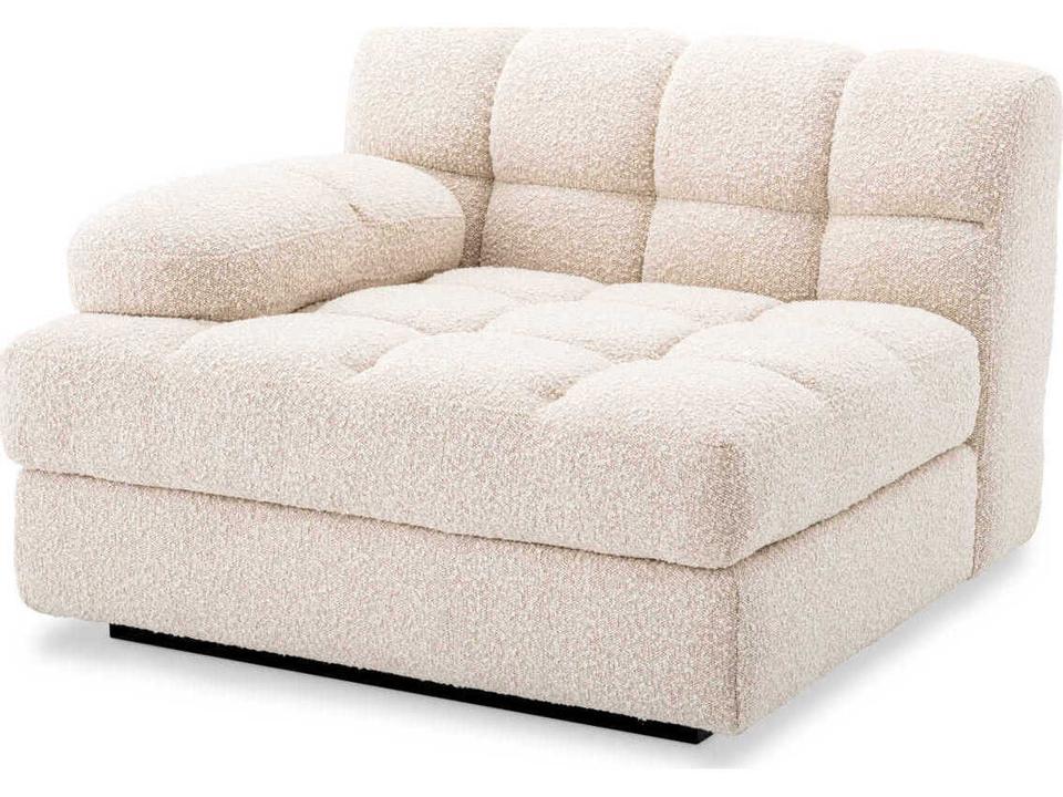 Dean Modular Sofa Left Arm Bouclé Cream