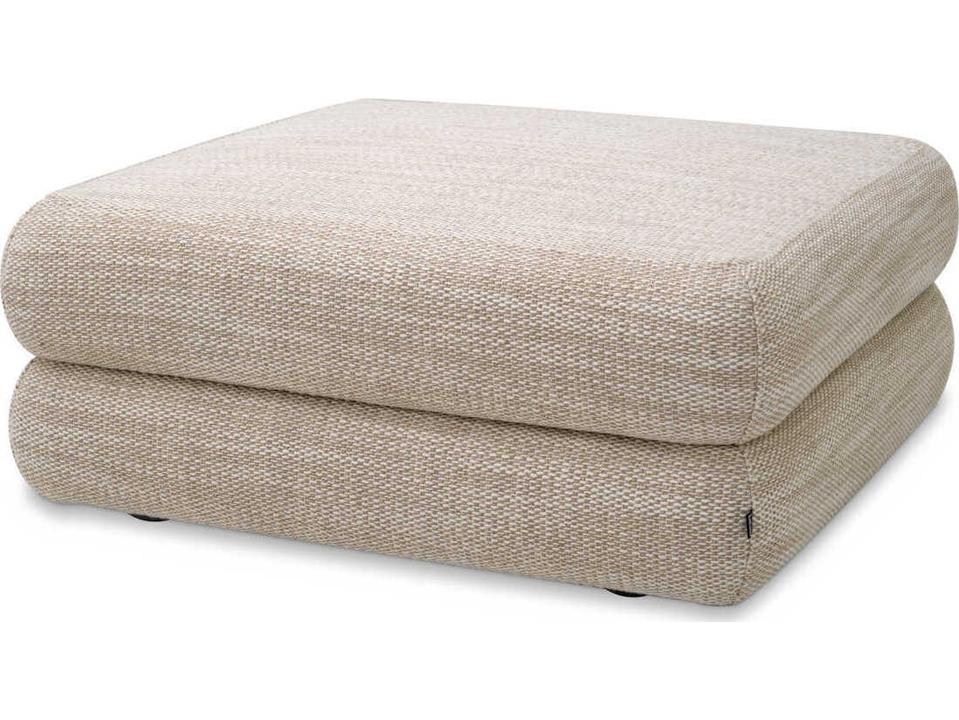 Malaga Skyward Sand Black Feet Beige Upholstered Modular