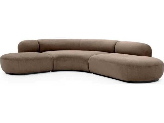 Bjorn Gray Upholstered Sectional Sofa