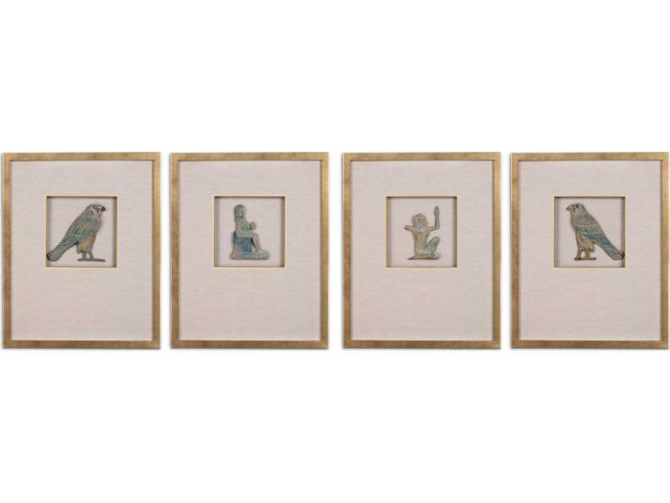 Prints Wall Art Inlay Hermopolis Set of 4