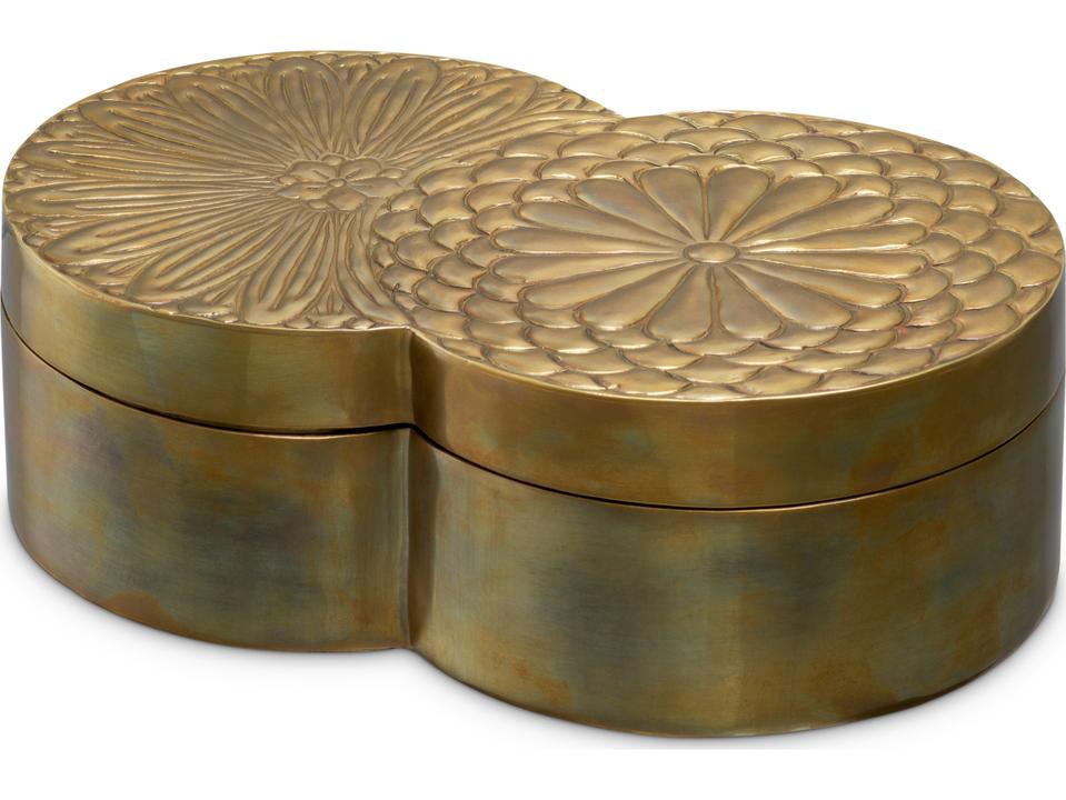Antique Brass Storage Case