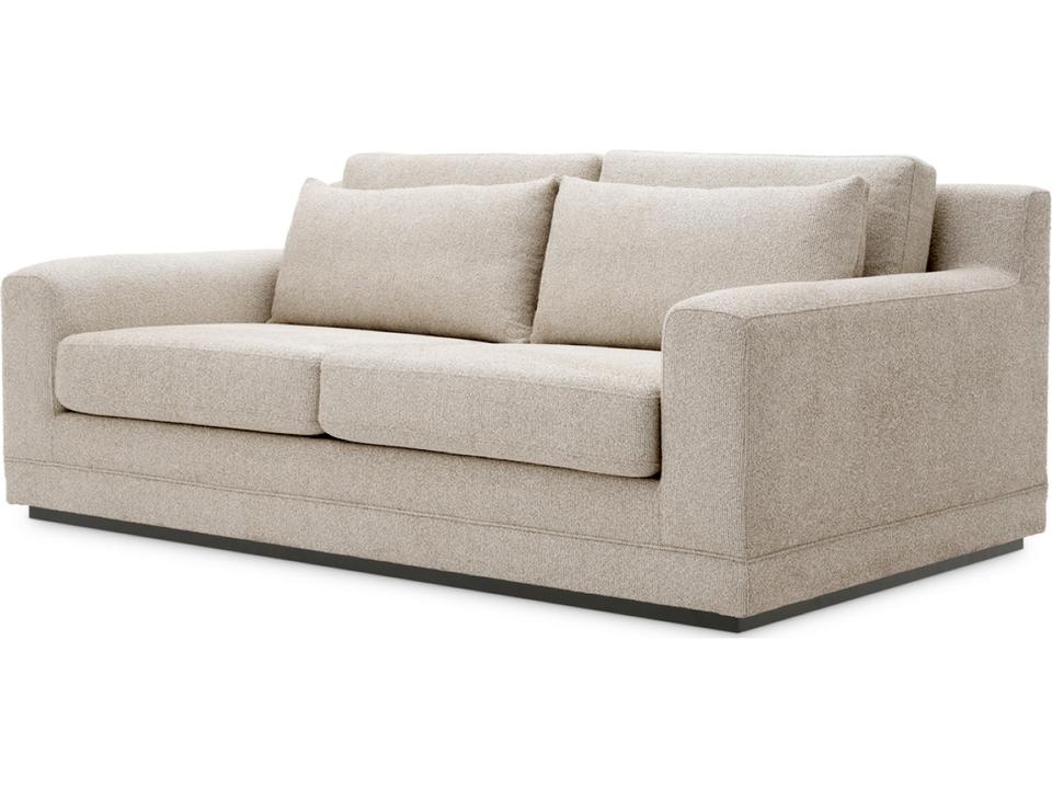 Palmer Beige X Black Base Upholstered Sofa