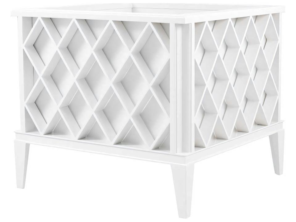 Ocean Club Outdoor Planter in White