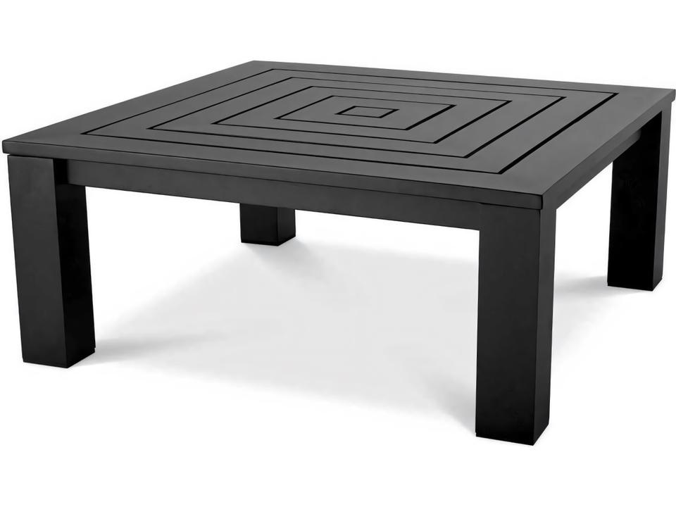 Vistamar Square Outdoor Coffee Table in Black