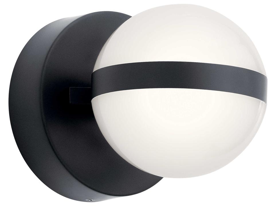 Brettin 1-Light Matte Black LED Vanity Light