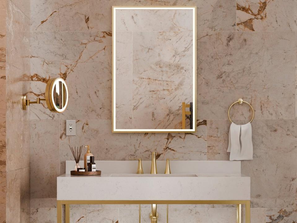 Radiance - Brushed Brass Frame