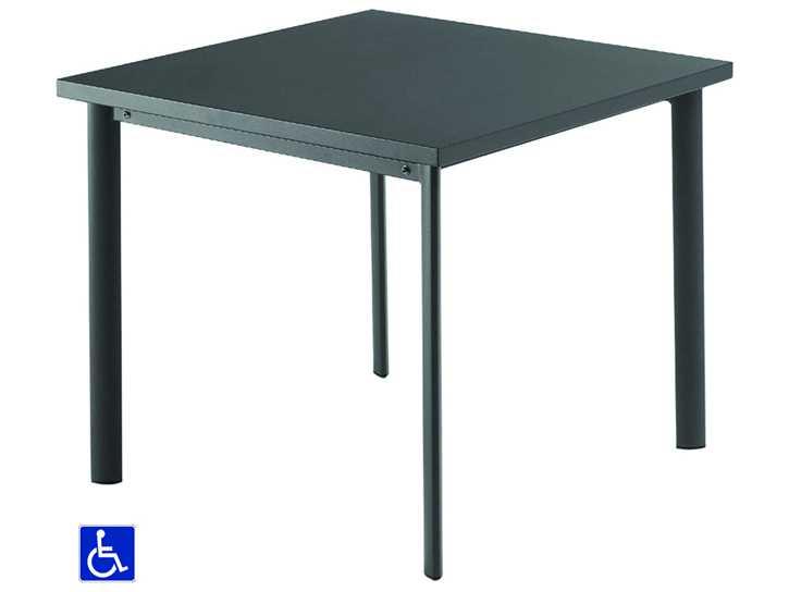 Star 40-Inch Square Steel Dining Table ADA Compliant