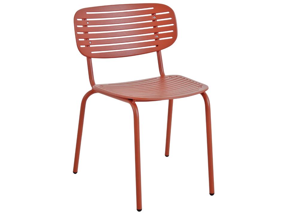 Mom Steel Stackable Patio Dining Side Chair