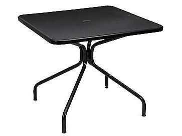 Cambi 36-Inch Square Outdoor Dining Table With Steel Mesh Top