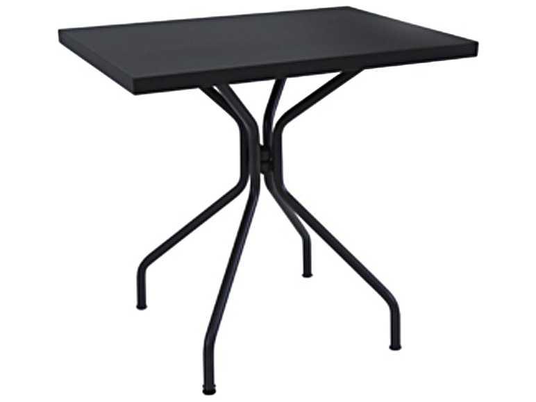 Solid Rectangular Steel Umbrella Table