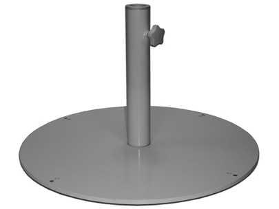 Shade 24 Inch Round 55 Pound Steel Umbrella Base in Antique