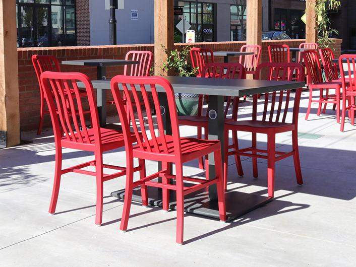 Anna Aluminum Outdoor Dining Set
