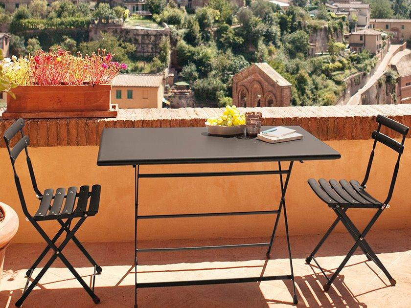 Arc En Ciel Steel Black Dining Set