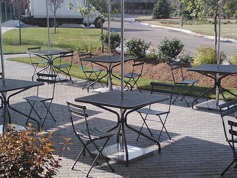 Arc En Ciel Steel Patio Dining Set
