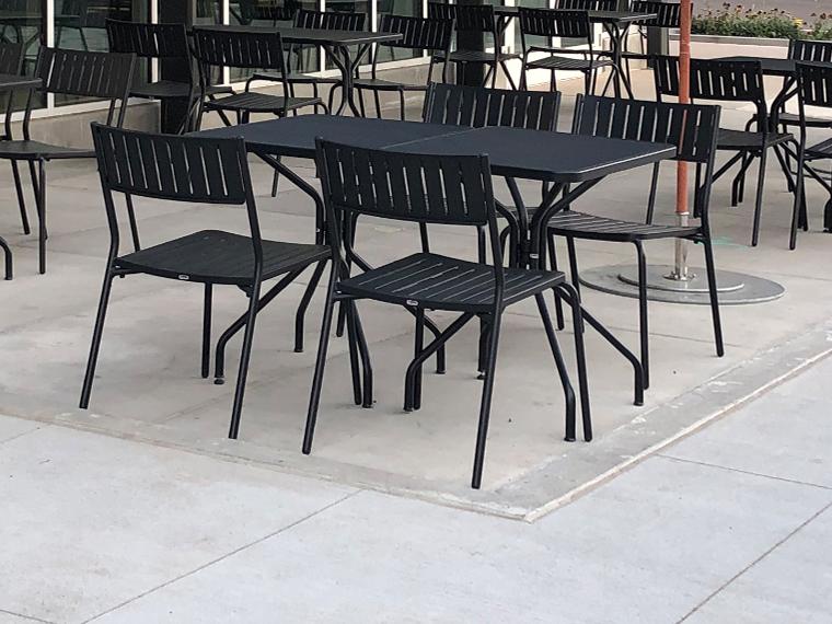 Bridge Aluminum Outdoor Dining Set