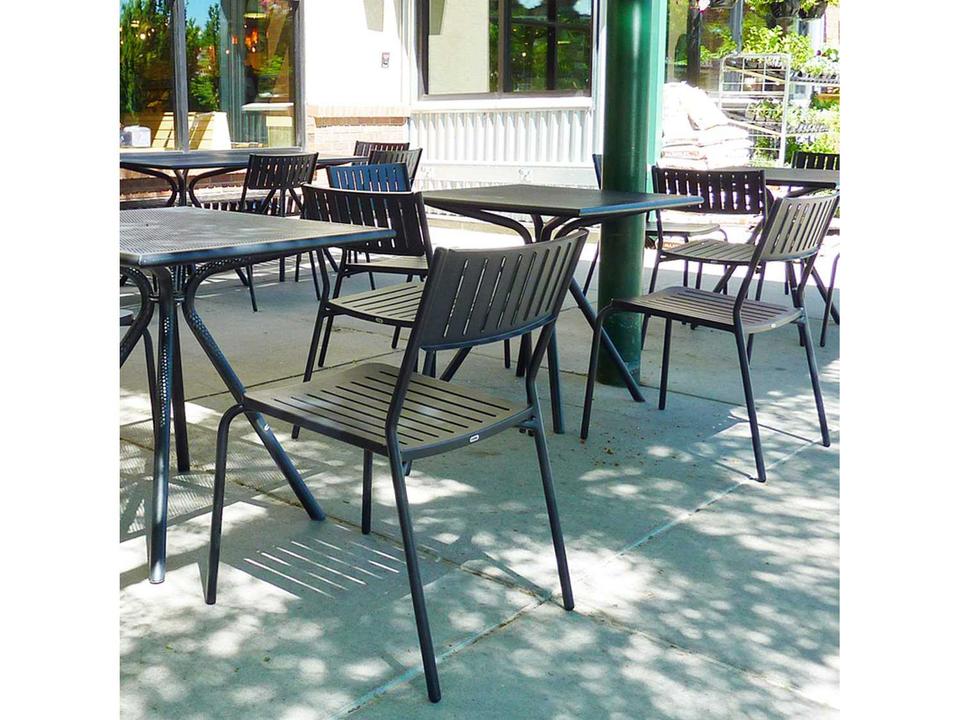 Bridge Aluminum Outdoor Patio Dining Set