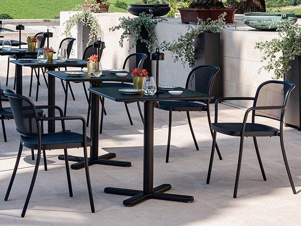 Darwin Steel Black Dining Set