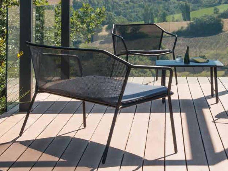 Darwin Steel Outdoor Patio Lounge Set