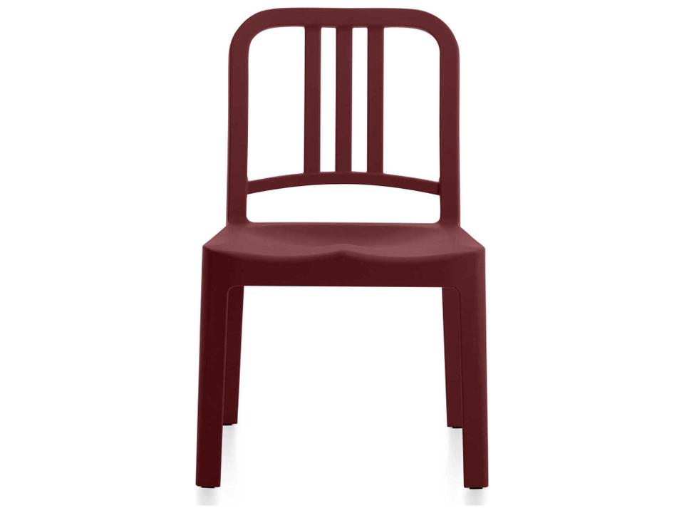 111 Navy Collection Side Dining Chair Recycled Plastic Indoor Outdoor