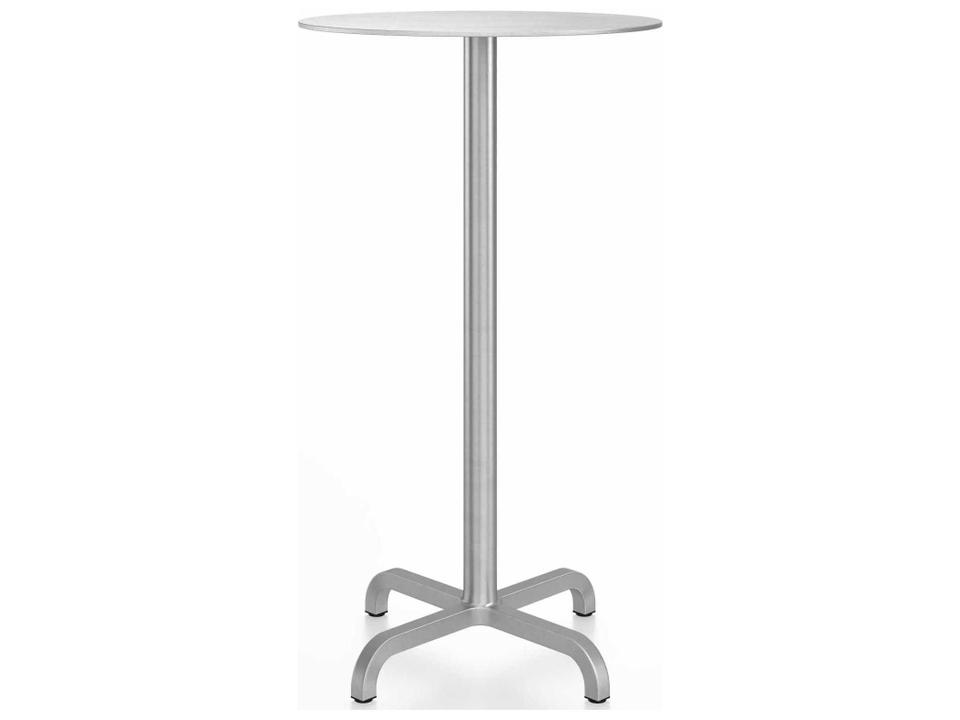 20-06 By Norman Foster Round Wood Bar Table