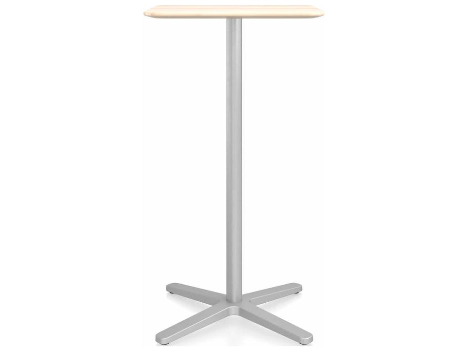 X Base By Jasper Morrison Rectangular Wood Bar Table