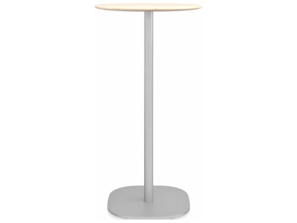 Flat Base Jasper Morrison Round Wood Bar Table