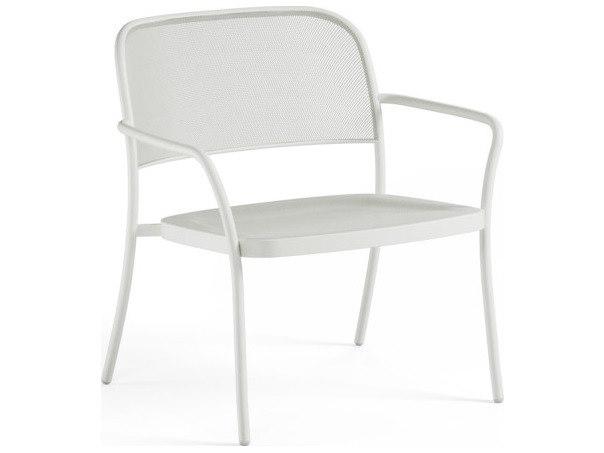 Cafe Steel Metal Lounge Chair