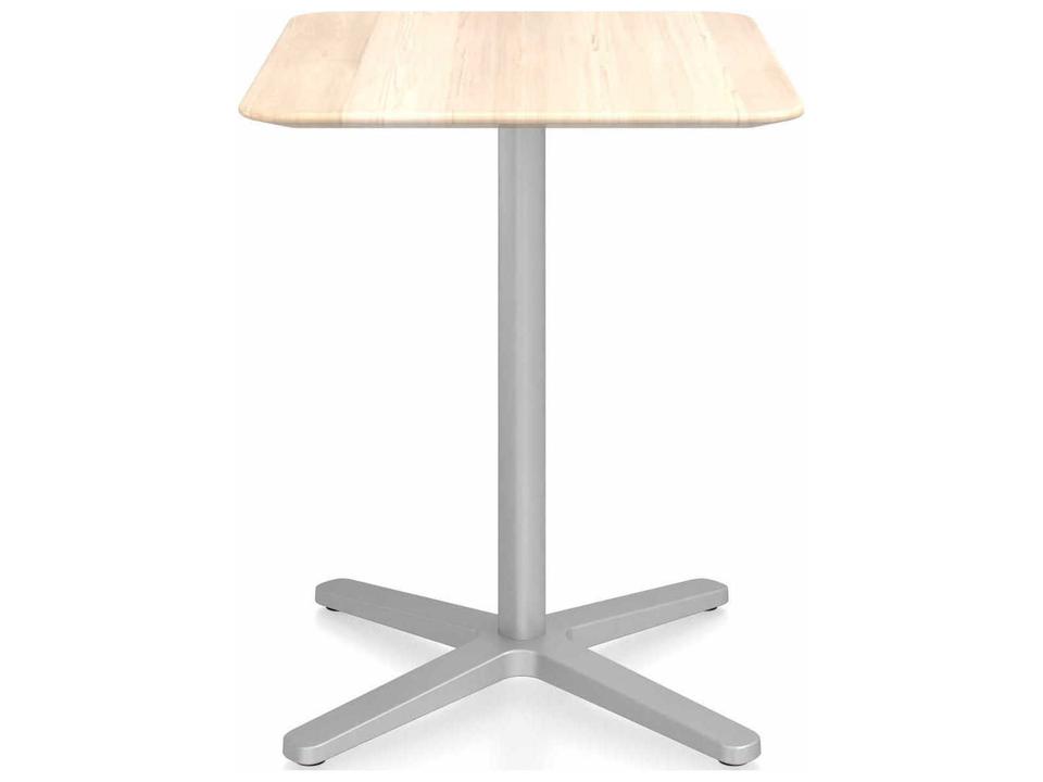 Emeco By Jasper Morrison 2 Inch Rectangular Dining Table with X-Base