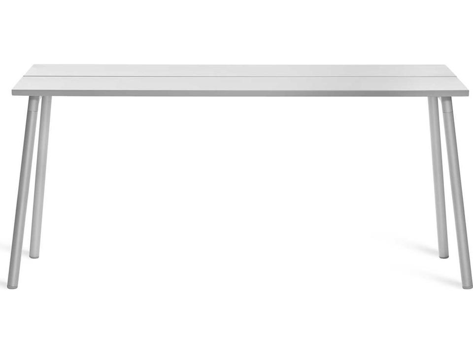 Run By Sam Hecht And Kim Colin Aluminum Clear Anodized Rectangular Console Table
