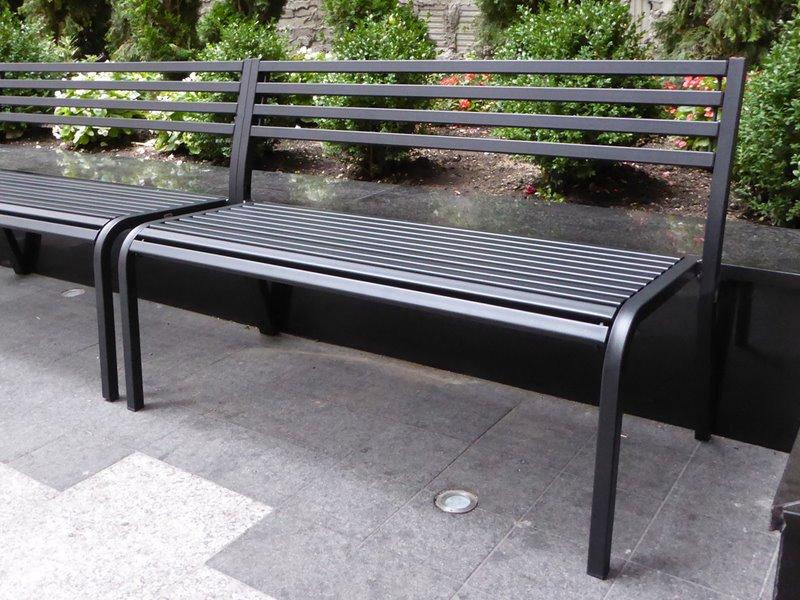 Segno Steel Outdoor Bench Set