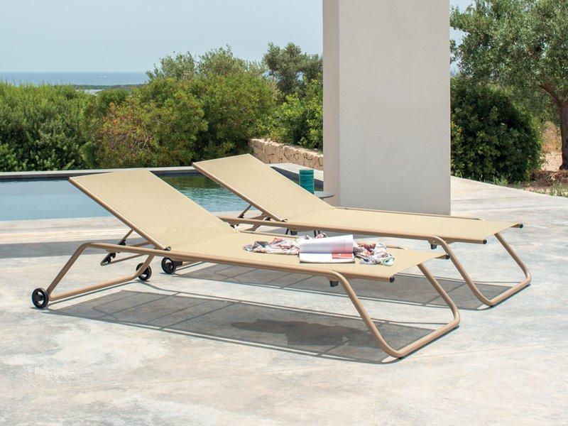 Snooze Steel Outdoor Patio Lounge Set