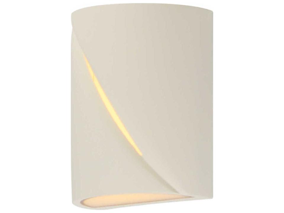 Puff 1-Light Outdoor Wall Sconce in Chaulk White