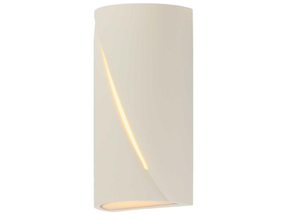 Puff 1-Light LED Outdoor Wall Sconce in Chaulk White