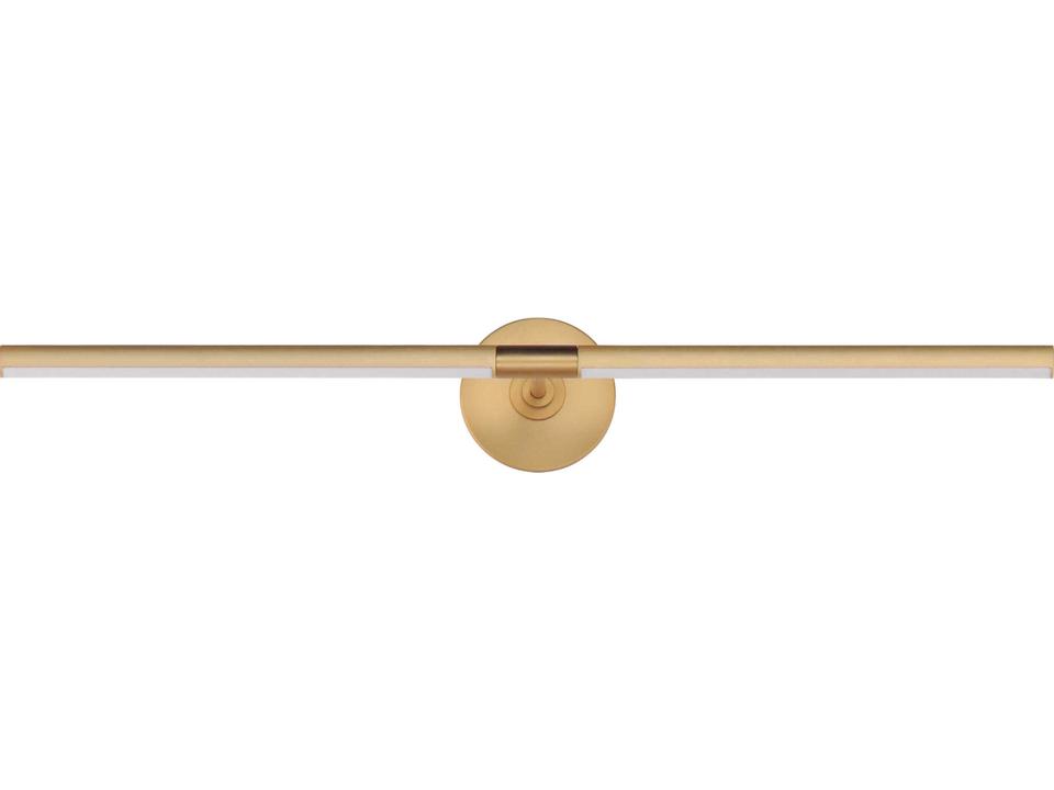 Dorian LED Picture Light in Gold Adjustable