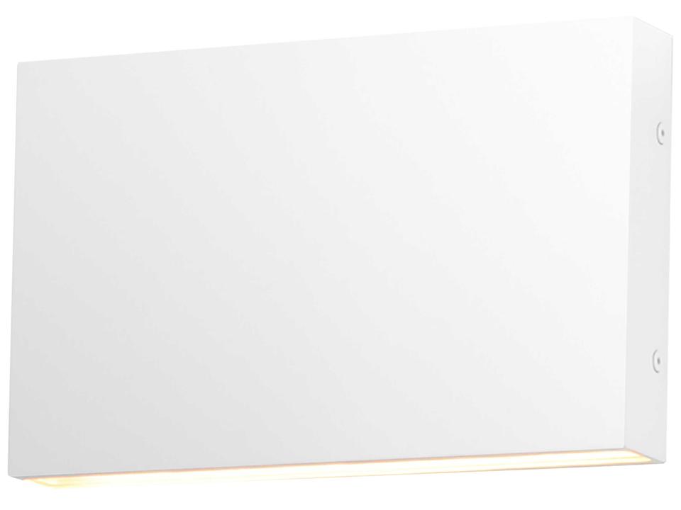 Brik 2-Light Outdoor Wall Sconce in White