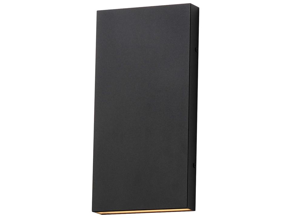 Brik 2-Light Outdoor Wall Light in Black