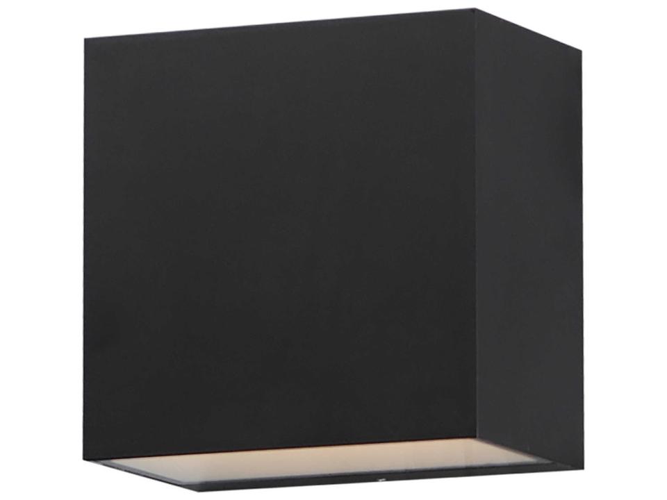 Blok 1-Light Outdoor Wall Sconce in Black