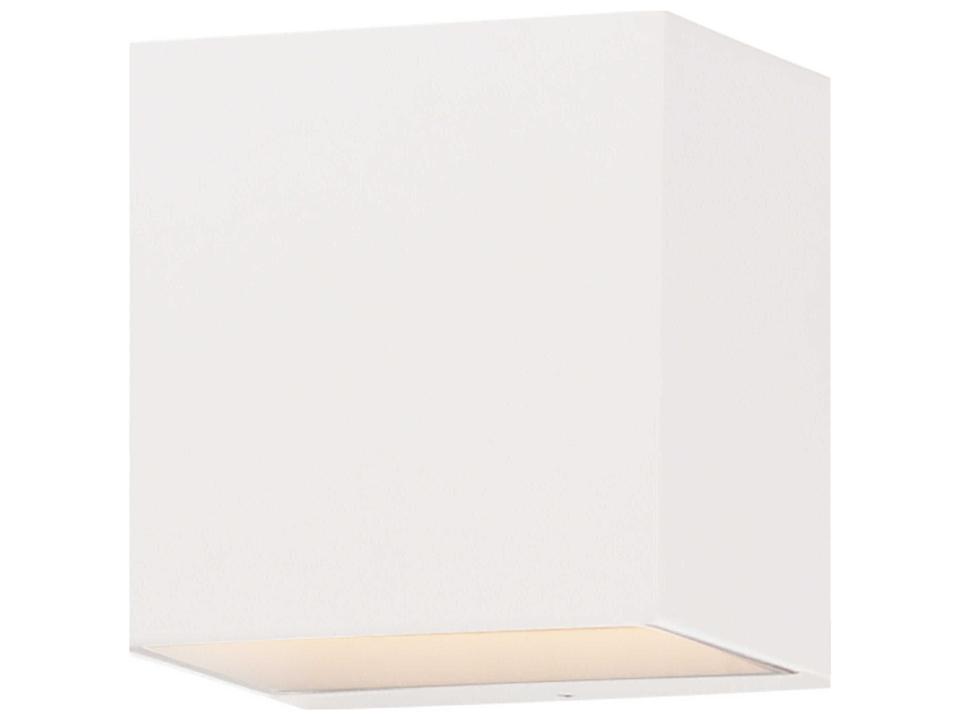 Blok 4.75-Inch 1-Light Outdoor Wall Sconce in White
