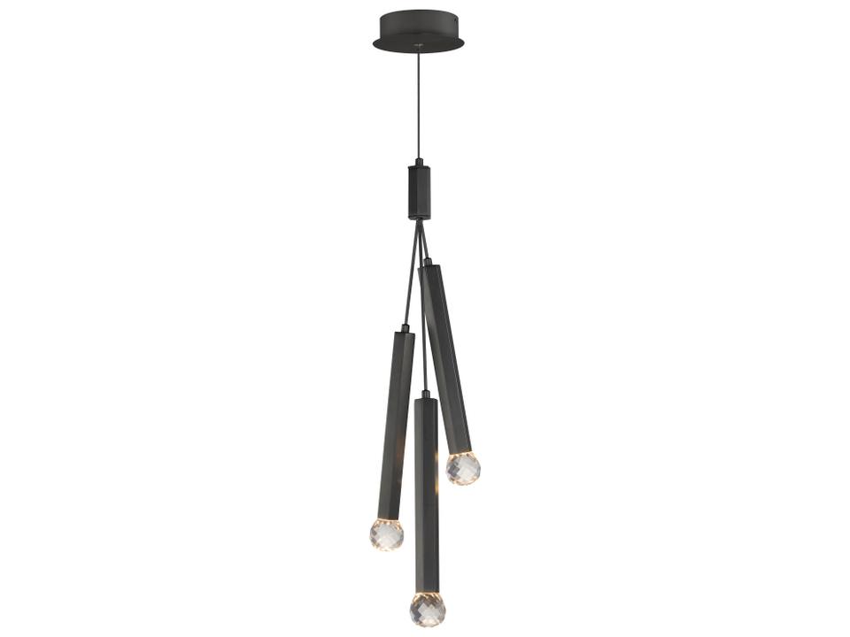 Allumettes 3-Lights Black Mini Pendant