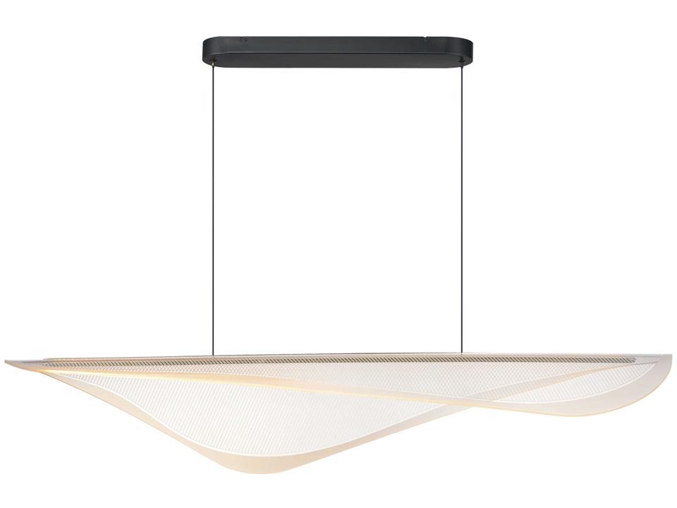 Manta 47 Inch LED Linear Pendant in Black